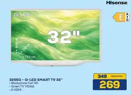 Euronics Hisense 3255Q-Q-LED SMART TV 32" offerta