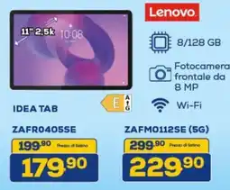 Euronics Lenovo IDEA TAB ZAFR0405SE offerta