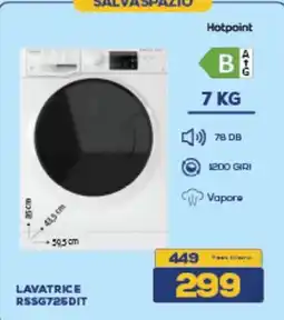 Euronics Hotpoint LAVATRICE RSSG725DIT offerta