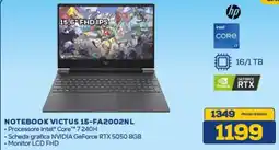 Euronics hp NOTEBOOK VICTUS 15-FA2002NL offerta