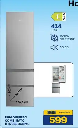 Euronics Haier FRIGORIFERO COMBINATO HTR3620CNMG offerta