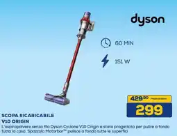 Euronics dyson SCOPA RICARICABILE V10 ORIGIN offerta