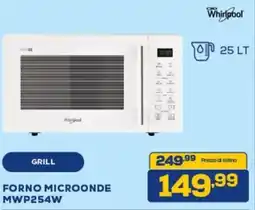 Euronics Whirlpool FORNO MICROONDE MWP254W offerta