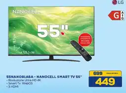 Euronics LG 55NANO81A6A - NANOCELL SMART TV 55" offerta