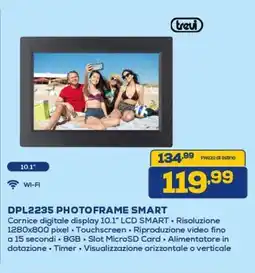 Euronics trevi DPL2235 PHOTO FRAME SMART offerta