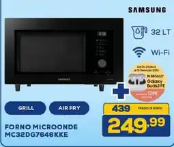 Euronics SAMSUNG FORNO MICROONDE MC32DG7646KKE offerta