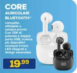 Euronics Cellularline core auricolari bluetooth offerta