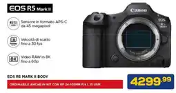 Euronics Canon EOS R5 Mark II offerta