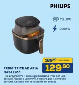 Euronics PHILIPS FRIGGITRICE AD ARIA NA342/00 offerta
