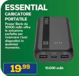 Euronics Cellularline essential caricatore portatile offerta