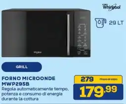 Euronics Whirlpool FORNO MICROONDE MWP295B offerta