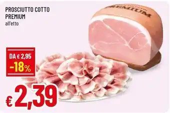 Prosciutto cotto premium
