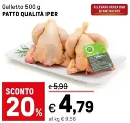 Iper La Grande Galletto PATTO QUALITÀ IPER offerta