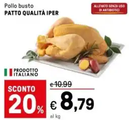 Iper La Grande Pollo busto PATTO QUALITÀ IPER offerta