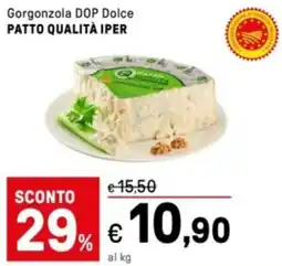 Iper La Grande Gorgonzola DOP Dolce PATTO QUALITÀ IPER offerta