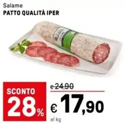 Iper La Grande Salame PATTO QUALITÀ IPER offerta