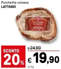 Iper La Grande Porchetta romana LATTANZI offerta