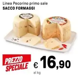 Iper La Grande Linea Pecorino primo sale SACCO FORMAGGI offerta