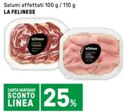 Iper La Grande Salumi affettati LA FELINESE offerta