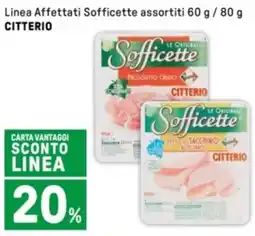 Iper La Grande Linea Affettati Sofficette assortiti CITTERIO offerta