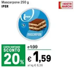 Iper La Grande Mascarpone IPER offerta