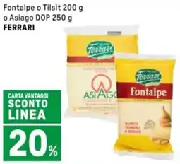 Iper La Grande Fontalpe o Tilsit o Asiago DOP FERRARI offerta