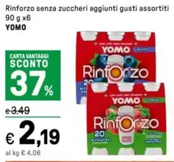 Iper La Grande Rinforzo senza zuccheri aggiunti YOMO offerta