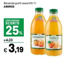 Iper La Grande Bevanda ANDROS offerta