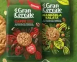 Iper La Grande Biscotti caffè o mandorla GRAN CEREALE offerta