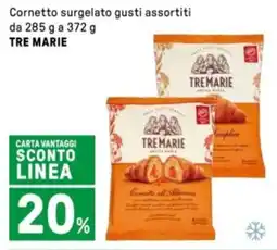 Iper La Grande Cornetto surgelato TRE MARIE offerta