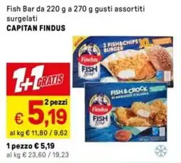 Iper La Grande Fish Bar surgelati CAPITAN FINDUS offerta