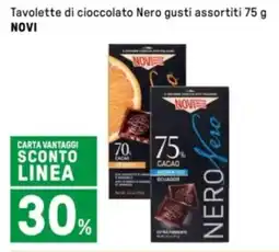 Iper La Grande Tavolette di cioccolato Nero NOVI offerta