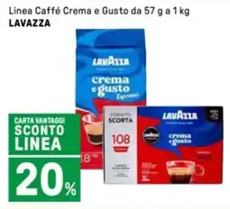 Iper La Grande Linea Caffé Crema e Gusto LAVAZZA offerta
