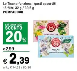 Iper La Grande Le Tisane funzionali POMPADOUR offerta
