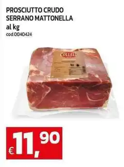 C+C maxigross Prosciutto crudo serrano mattonella offerta