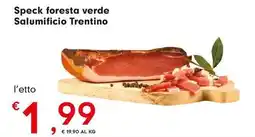 DeSpar Express Speck foresta verde Salumificio Trentino offerta