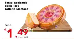 DeSpar Express Fontal nazionale della Rosa Latteria Montano offerta
