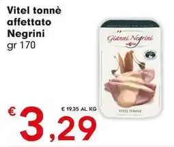 DeSpar Express Vitel tonnè affettato Negrini offerta