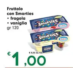 DeSpar Express Fruttolo con Smarties fragola vaniglia offerta