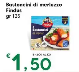 DeSpar Express Bastoncini di merluzzo Findus offerta