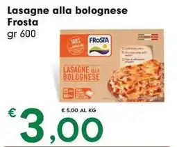 DeSpar Express Lasagne alla bolognese Frosta offerta