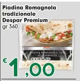 DeSpar Express Piadina Romagnola tradizionale Despar Premium offerta