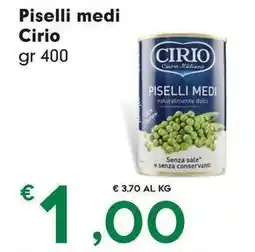 DeSpar Express Piselli medi Cirio offerta