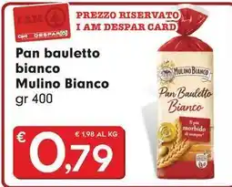 DeSpar Express Pan bauletto bianco Mulino Bianco offerta