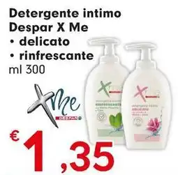 DeSpar Express Detergente intimo Despar X Me offerta