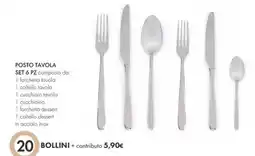 Famila Superstore Posto tavola set 6 pz offerta