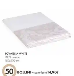 Famila Superstore Tovaglia white offerta