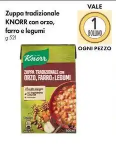 Famila Superstore Zuppa tradizionale KNORR con orzo, farro e legumi offerta