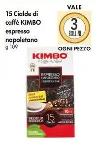 Famila Superstore 15 Cialde di caffè KIMBO espresso napoletano offerta