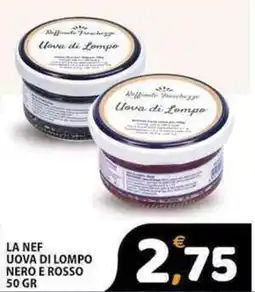 Premium Supermercati La nef uova di lompo nero e rosso offerta